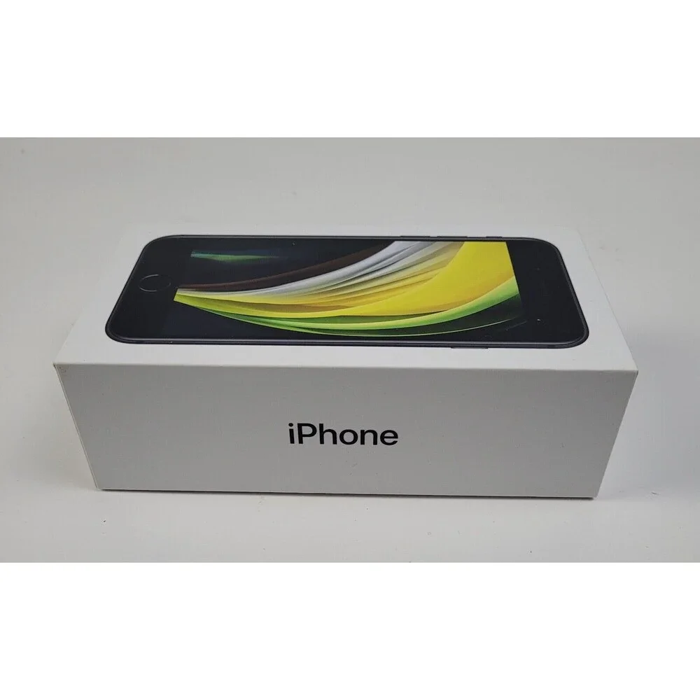 Genuine OEM Apple iPhone SE Black 64GB A2275 Empty Box + Insert Only No Phone
